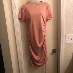 Blush pink SHEIN midi dress, Size L